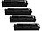 iColor Kompatibles Toner-Set für HP Color LaserJet CP1215 u.v.m. iColor Kompatible Toner-Cartridges für HP-Laserdrucker