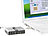 auvisio 7.1 Kanal USB 2.0 PC-Verstärker/Soundkarte "Sound Box" auvisio USB-Soundkarten mit 7.1-Sounds