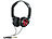 Premium HiFi-Kopfhörer CS-HP500, schwarz/rot Over-Ear-Stereo-Kopfhörer