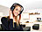 auvisio Funk-Kopfhörer OK-200.fm mit Ladestation und Radio auvisio Funk-Kopfhörer (Over-Ear)
