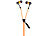 auvisio Zipper-Headset IE-400.zip mit Reißverschluss (orange) auvisio In-Ear-Stereo-Headsets