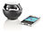 auvisio Lautsprecher MSS-560.bt3 mit Bluetooth, Akku, Freisprecher & NFC, 5W auvisio Mini-Reiselautsprecher mit Bluetooth