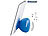 PEARL Aktiv-Lautsprecher; Bluetooth 2.1 f. Bad & Outdoor, wasserdicht, 6 W PEARL Wasserdichte Lautsprecher mit Bluetooth, für Bad & Dusche