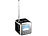 auvisio Mini-MP3-Station mit integriertem FM-Radio, USB-/SD-Karten-Slot, 8 W auvisio MP3-Würfel-Radios mit Bluetooth und Wecker