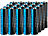 PEARL 100er-Set Super-Alkaline-Batterien Typ AA / Mignon, 1,5 V PEARL