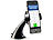 Lescars Kfz-Smartphone-Halterung, auch für das Armaturenbrett Lescars Armaturenbrett Saugnapf-Halterungen