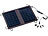 revolt Mobiles Solarpanel mit Tasche, 3 Watt revolt Mobile Solarpanels mit USB-Anschlüssen
