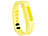 newgen medicals Wechsel-Armband für Fitness-Armband FBT-50, gelb newgen medicals Fitness-Armbänder mit Bluetooth