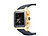 simvalley MOBILE 1.5"-Smartwatch GW-420 Gold-Edition mit Echtgold-Auflage (refurbished) simvalley MOBILE 