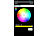 Lunartec RGB-LED-Streifen LC-500A mit Netzteil & Smartphone-Controller, IP65 Lunartec Outdoor-LED-Lichtbäder mit RGB-Farbwechsel
