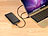 revolt 2in1-MacBook-Powerbank mit USB-C- & USB-A-Port, 10.000 mAh revolt USB-C Powerbanks