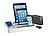 Callstel 4in1 Ladeständer mit 5-Port-Netzteil f. Tablets & Smartphones Callstel Multi-Ladestationen für USB-Mobilgeräte