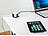 revolt Versenkbare Einbau-Tisch-Steckdose, 3-fach, 2x USB, Ø 100 mm, weiß revolt Einbau-Steckdosenleisten mit USB-Lade-Buchsen