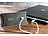 revolt Tisch-Powerbank PB-104.t mit Werbe-/Menü-Ständer, 10.000 mAh, 4x USB revolt USB-Powerbanks mit Menükartenhalter