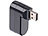 Xystec USB-2.0-Hub mit 3 Ports und microSD-Kartenleser, 180° drehbar Xystec USB-2.0-Hubs mit Card-Reader