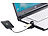 Xystec USB-2.0-Hub mit 3 Ports und microSD-Kartenleser, 180° drehbar Xystec USB-2.0-Hubs mit Card-Reader