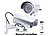 VisorTech 2er-Set Überwachungskamera-Attrappen, Bewegungssensor, Signal-LED VisorTech Kamera-Attrappen