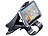 Lescars Universelle Smartphone-Clip-Halterung fürs Armaturenbrett, bis 9 cm Lescars Universal Smartphone-Clip-Halterungen für Armaturenbretter
