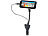 Callstel Flexible Kfz-Magnet-Halterung mit 2 USB-Ports für Smartphones, 3,1 A Callstel Magnetische Kfz-Smartphone-Halterungen mit Ladefunktionen