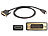 auvisio Adapterkabel HDMI auf DVI-D Dual-Link, schwarz, 1 m auvisio