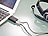 Xystec Externe USB-Soundkarte mit virtuellem 7.1-Surround-Sound, Plug & Play Xystec USB-Soundkarten