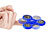 newgen medicals 3-seitiger Hand-Spinner mit ABEC-7-Kugellager, blau, 3er-Set newgen medicals Hand-Spinner