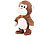 Playtastic Sprechender Plüsch-Affe mit Mikrofon, spricht nach und läuft, 22 cm Playtastic Sprechende und laufende Plüschaffen