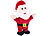 Playtastic Sprechender Weihnachtsmann mit Mikrofon, spricht nach und läuft, 22 cm Playtastic Funktions-Weihnachtsmänner: Aufnahmefunktionen und Bewegungen
