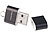 PEARL 2er-Set Mini-Cardreader für microSD(HC/XC)-Karten bis 128 GB & USB PEARL microSD-Kartenleser & USB-Sticks