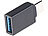 PEARL 4er-Set USB-3.0-Adapter mit Typ-C-Stecker auf Typ-A-Buchse PEARL 