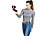 Callstel Augmented-Reality-Pistole mit Bluetooth, für Smartphones bis 5,5" Callstel Augmented-Reality-Pistolen
