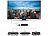 auvisio 5-fach-HDMI-Umschalter mit Fernbedienung, HDMI 1.4, bis 4K UHD auvisio