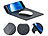 Callstel Mauspad mit Induktions-Ladestation für Qi-kompatible Smartphones, 5 W Callstel Mauspads und Qi-kompatible Induktions-Ladegeräte