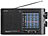 auvisio Analoger 9-Band-Weltempfänger mit Bluetooth, Versandrückläufer auvisio Analoge Weltempfänger mit Bluetooth