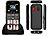 simvalley MOBILE Senioren-Handy, Garantruf Premium (Versandrückläufer) simvalley MOBILE Notruf-Handys