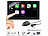 Creasono 2-DIN-Autoradio mit Apple CarPlay, Freisprechfunktion, 17,1-cm-Display Creasono 2-DIN-MP3-Autoradios, kompatibel mit Apple CarPlay