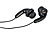 auvisio Universal Silicon Inear-Tips für Ohrhörer schwarz, 3 Paar auvisio Ohrpolster für In-Ear Headsets