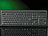 GeneralKeys Ultraflache USB-Tastatur mit X-Structure Tastensystem GeneralKeys