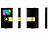 simvalley MOBILE Handy RX-280 "Pico COLOR" Gold (refurbished) simvalley MOBILE Scheckkartenhandys