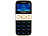 simvalley MOBILE Komfort-Mobiltelefon "Easy-5" gold (refurbished) simvalley MOBILE Notruf-Handys