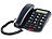 simvalley communications Großtasten-Telefon XLF-40, schwarz simvalley communications Großtasten-Telefone (Festnetz)
