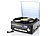 auvisio Stereoanlage MHX-550.LP für Schallplatte, CD uvm.  (Versandrückläufer) auvisio Plattenspieler-Stereoanlagen mit USB-Digitalisierung