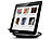 auvisio 2in1-Ständer mit Lautsprecher SML-195 für iPad, Tablet-PC uvm. auvisio Sound-Docks (Smartphones)
