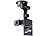 NavGear Cockpit-Recorder mit 2 Kameras und TFT-Display "MDV-1280.Twin" NavGear Dashcams
