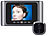 Somikon Digitale Türspion-Kamera mit Bewegungserkennung und Akku Somikon