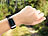 newgen medicals Fitness-Armband FBT-60 V5 mit Pulsmesser, BT 4.0 newgen medicals Fitness-Armbänder mit Herzfrequenz-Messungen und Bluetooth