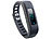 newgen medicals Fitness-Armband FBT-30 V2 mit Bluetooth 2.1 & Schlafüberwachung newgen medicals Fitness-Armbänder mit Bluetooth