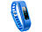 newgen medicals Wechsel-Armband für Fitness-Tracker FBT-30 V2, blau newgen medicals Fitness-Armbänder mit Bluetooth