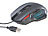 Mod-it Optische Gaming-Maus GA-824, 2.400 dpi, 6 Tasten, blaues Licht Mod-it