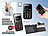 simvalley MOBILE Scheckkarten-Handy Pico RX-484 mit BT, Garantruf simvalley MOBILE Scheckkartenhandys
